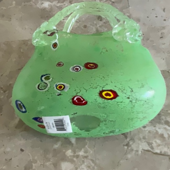 BLOCK CRYSTAL Madison Handbag Vase - Picture 5 of 5